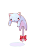 Gatinho Dorminhoco Branco