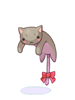 Gatinho Dorminhoco Cinza